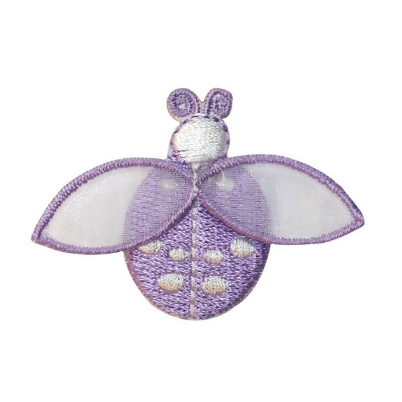 ID 1616G Ladybug Fly Patch Garden Beetle Insect Bug Embroidered Iron On Applique