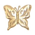 thumbnail image 1 of ID 2156A Butterfly 3D Wing Patch Garden Bug Sun Embroidered Iron On Applique, 1 of 1