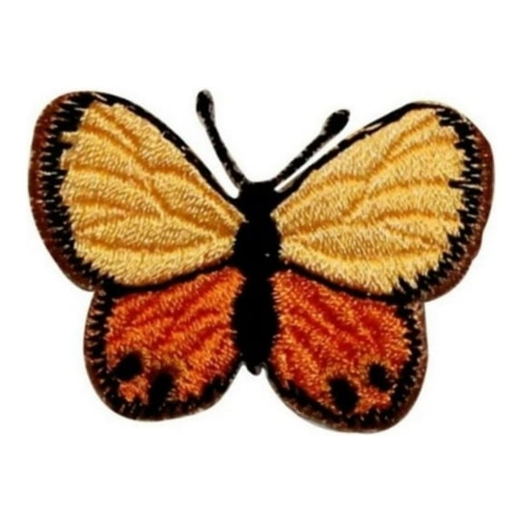 ID 2328 Pretty Butterfly Patch Garden Fall Insect Embroidered Iron On Applique