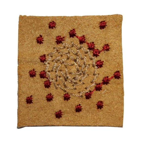 ID 2344 Stars Gold Swirl Pattern Patch Craft Design Emblem Iron On Applique