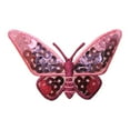 thumbnail image 1 of ID 2353 Sequin Wing Butterfly Patch Fairy Bug Embroidered Iron On Applique, 1 of 1