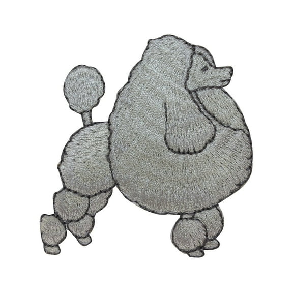 ID 2729 Poodle Dog Patch Fancy Show Puppy Breed Embroidered Iron On Applique