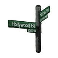 thumbnail image 1 of ID 3068 Hollywood BLVD Street Sign Patch Travel Embroidered Iron On Applique, 1 of 2