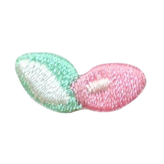ID 3356 Lot of 3 Tiny Pair of Easter Eggs Patch Embroidered Iron On Applique