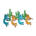 thumbnail image 1 of ID 3378 Kokopelli Symbol Patch Native Fertility Embroidered Iron On Applique, 1 of 1