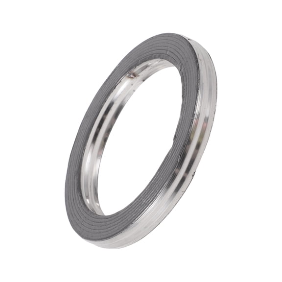 ID 36mm Exhaust Manifold Gasket Prevent Leak Noise Exhaust Donut Gasket Muffler Ring Exhaust Flange Gasket for Car SUV Truck Graphite Stainless Steel