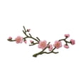 thumbnail image 1 of ID 6262 Cherry Blossom Branch Patch Flower Tree Embroidered Iron On Applique, 1 of 1