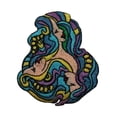 thumbnail image 1 of ID 7506 Siren Mermaid Faces Patch Mythic Creature Embroidered Iron On Applique, 1 of 1