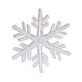 thumbnail image 1 of ID 8132 Snowflake Patch Winter Christmas Snow Ice Embroidered Iron On Applique, 1 of 1