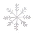 thumbnail image 1 of ID 8142 Winter Snowflake Patch Christmas Snow Ice Embroidered Iron On Applique, 1 of 1