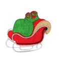 thumbnail image 1 of ID 8152B Santa Sleigh Patch Christmas Presents Fly Embroidered Iron On Applique, 1 of 1