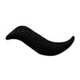 thumbnail image 1 of ID 8779 Lot of 3 Black Squiggle Dash Patch Line Embroidered Iron On Applique, 1 of 1