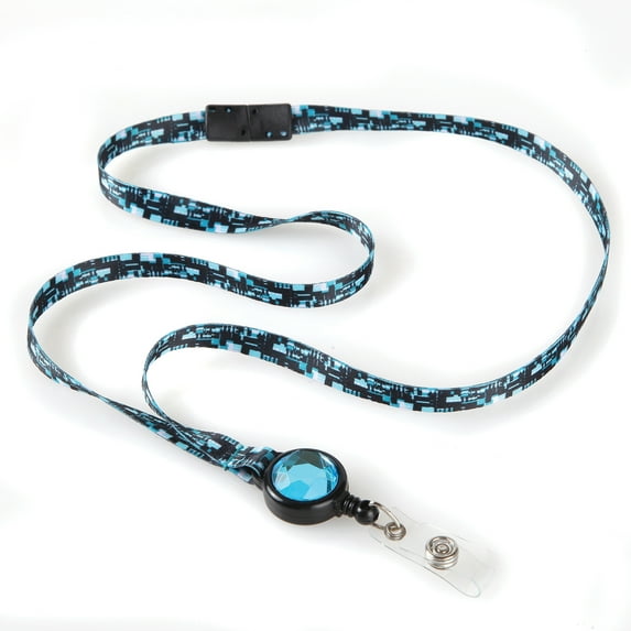 ID Avenue Lanyards for Women 19" Jazz Baby Ribbon Lanyard with Badge Reel 18L