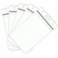 thumbnail image 1 of ID Badge Holder 5 Pack, Clear Waterproof Card Sleeves with Resealable Zip, Soft PVC Lanyard Card Holder for ID Cards, Badge Display and Document Protection, 5/10/20 PCS Options, 1 of 3