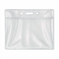 ID Badge Holder, Clear, 2.25 x 3.5 Insert, 50/Pack | Bundle of 2