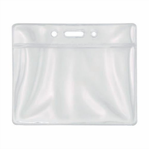 ID Badge Holder, Clear, 2.25 x 3.5 Insert, 50/Pack | Bundle of 5