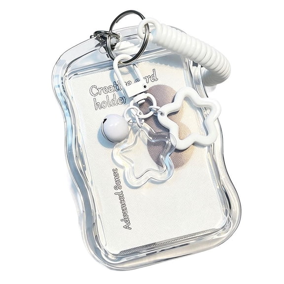 Clear ID Badge Holders - ID Badge Holder - Waterproof PVC Plastic Holders Name Tag Holder for Nurses - Office and School for RFID/Proximity/Badge Swipe Credit Cards - Style B