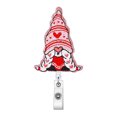 thumbnail image 1 of ID Badge Holders Felt Badge Reel Retractable Badge Holder Stretching Length 25'', 1 of 11