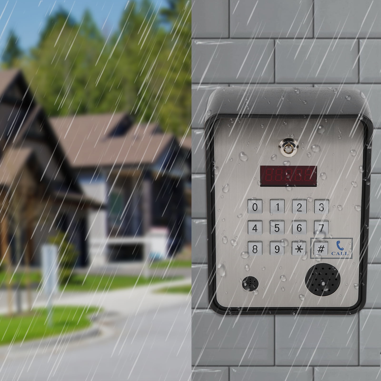 ID Card Door Entry System, Access Control System Remote Controll Mobile