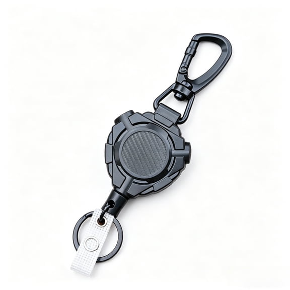 ID Card Holder Bus Card Cover Case Badge Reel Clip Heavy Keychain Badge Reel Retractable Holder Clip