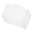 thumbnail image 1 of ID Card Holder Cards Protective Covers Transparent Badge Protector Sleeve Holders Work, 1 of 6