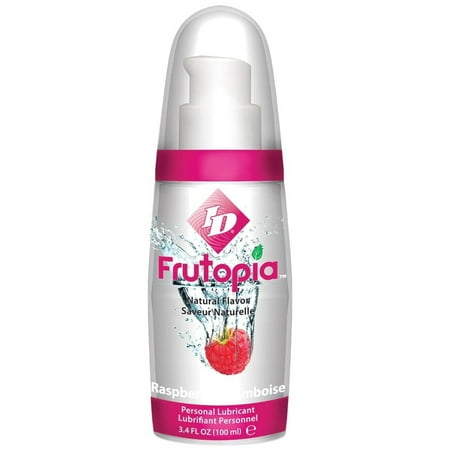 ID Frutopia Flavored Water Based Personal Lubricant, Raspberry, 3.4 oz