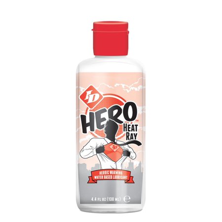 ID Hero Water Based Personal Lubricant, Heat Ray, 4.4 oz