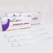 ID Identification Bracelet WHITE Adult Hospital Medical Disposable 100 Pcs. NEW