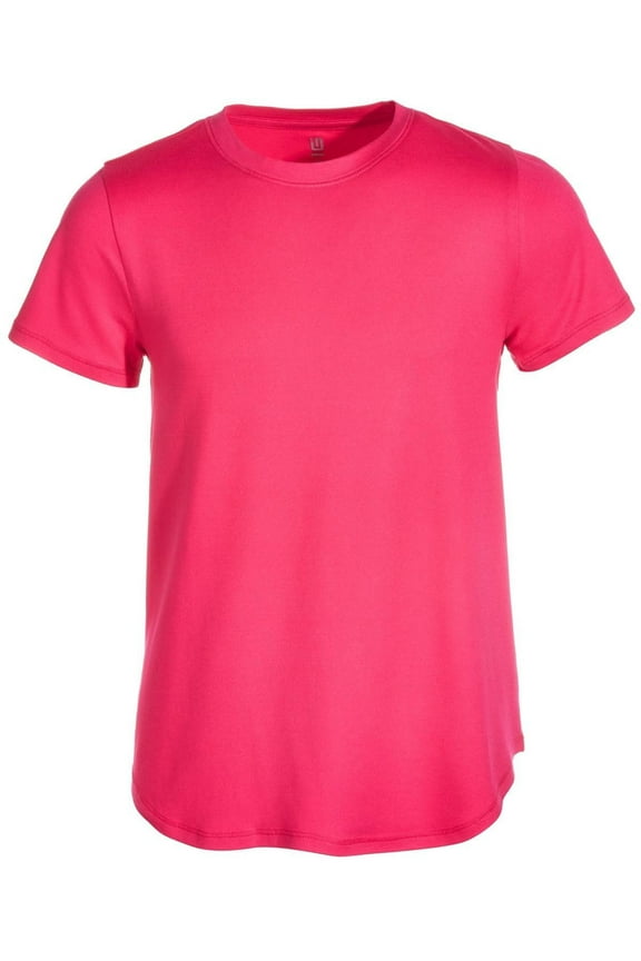 ID Ideology Big Girls Core Stretch Solid T-Shirt, Created for Macy's - Pink Dragon