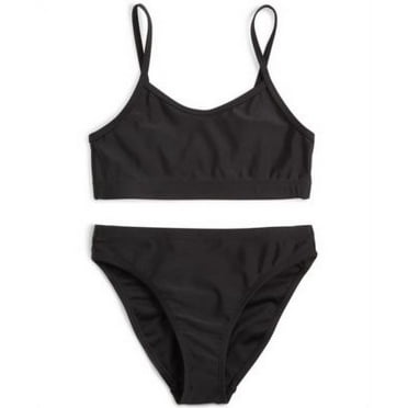 ID Ideology Big Girls Solid Bikini Black S (7/8)