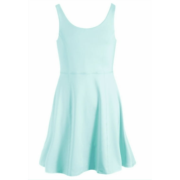 ID Ideology Big Girls Solid Flounce Active Sleeveless Dress
