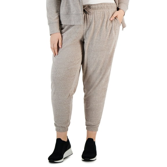 ID Ideology Off Duty Plus Size Jogger Pants Atlas Brown 3X