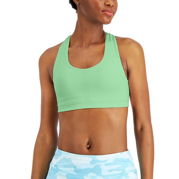 ID Ideology Performance Medium Impact Sports Bra Green Ash 2XL