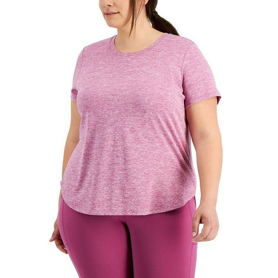 ID Ideology Plus Crewneck T-Shirt Purple Cosmos 2X