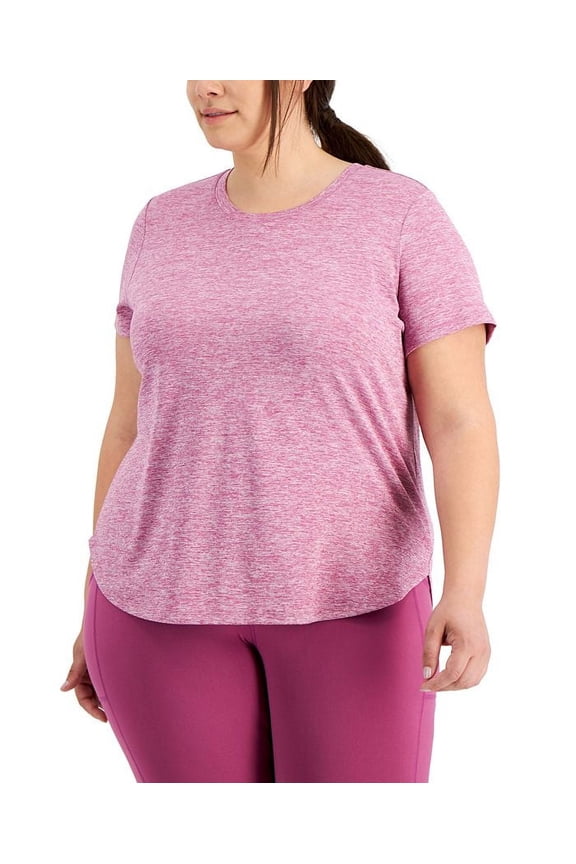 ID Ideology Plus Crewneck T-Shirt Purple Cosmos 2X