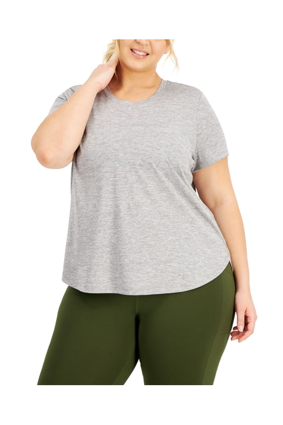 ID Ideology Plus Crewneck T-Shirt Storm Grey 2X