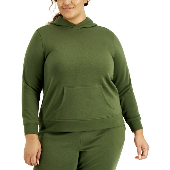 ID Ideology Plus Size Pullover Hoodie Native Green 4X