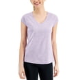 thumbnail image 1 of ID Ideology Plus Size Rapidry V Neck Performance T-Shirt Rhapsody 3X, 1 of 3