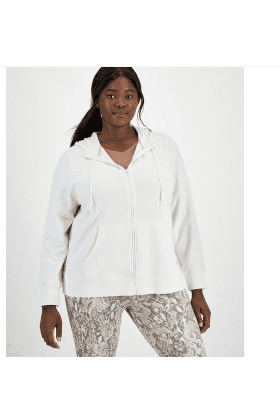 ID Ideology Plus Size Relaxed Full-Zip Fleece Hoodie