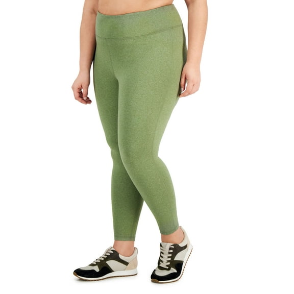 ID Ideology Plus Size Sweat Set Leggings Olivine 1X