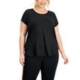 thumbnail image 1 of ID Ideology Plus Size Sweat Set T-Shirt Deep Black 2X, 1 of 1