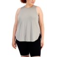thumbnail image 1 of ID Ideology Plus Size Sweat Set Tank Storm Grey 1X, 1 of 1