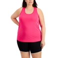 thumbnail image 1 of ID Ideology Plus Size Textured Tank Top Fiery Pink 2X, 1 of 1