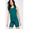 thumbnail image 1 of ID Ideology Women's Birdseye Mesh Tank Top Green Size Small, 1 of 3