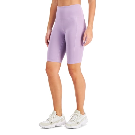 ID Ideology Womens Compression High Rise 10 Bike Shorts Rhapsody XS