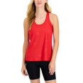 thumbnail image 1 of ID Ideology Women's Embossed Star Racerback Tank Red Size Small, 1 of 3