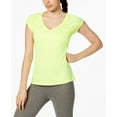thumbnail image 1 of ID Ideology Women's Essentials Rapidry Heathered T-Shirt Yellow Size 1X, 1 of 3