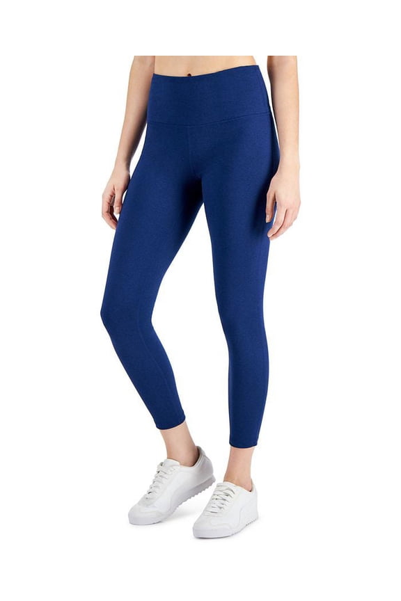 ID Ideology Petite Essentials Sweat Set 7/8 Length Leggings Indigo Sea XS