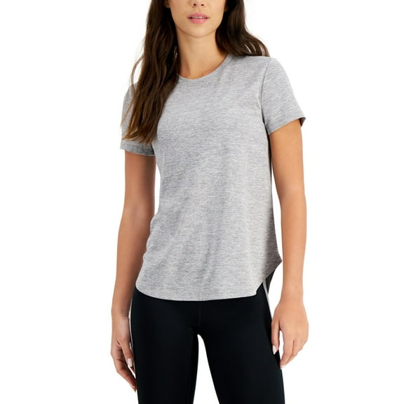 ID Ideology Women's Essentials T-Shirt Gray Size Medium