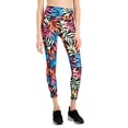 thumbnail image 1 of ID Ideology Womens Petite Fern Side Pocket 7/8 Leggings Black S, 1 of 3